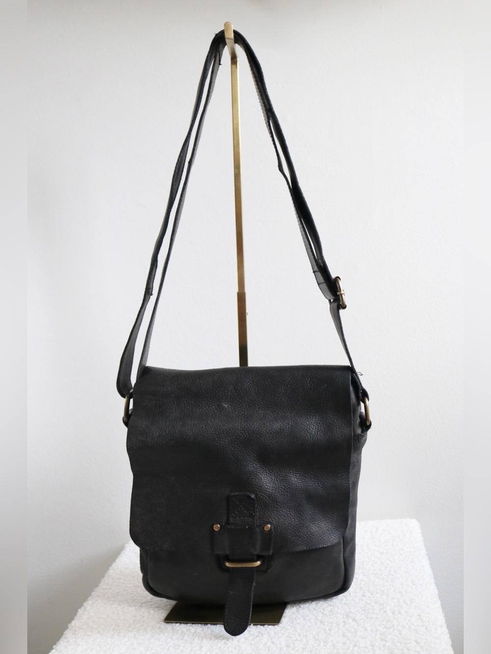 Harbour 2nd Talon Black Leather Crossbody Bag